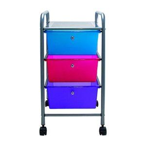 Advantus 3-Drawer Organizers-3-Drawer Organizer, w/ Casters